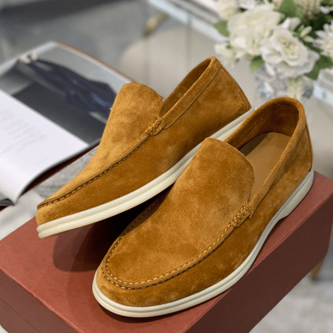 Sepino Carl Johnson | Stilfulde håndlavede loafers i ruskind