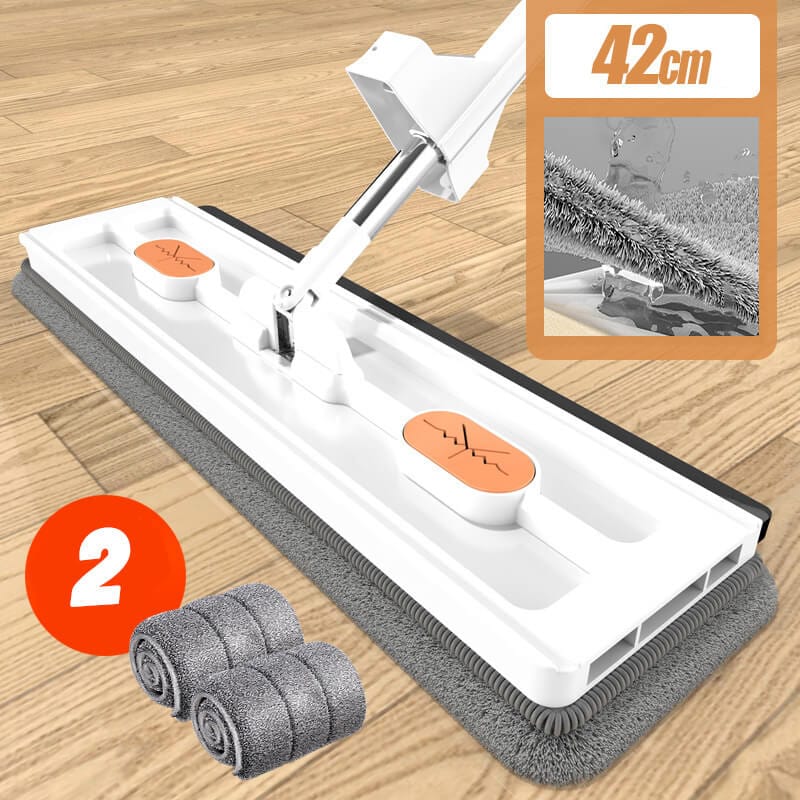 Sepino Haushaltswaren & Küche Witte mop + 2 Doeken Smart Floor Cleaner: En revolution inden for rengøring!
