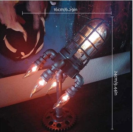 Sepino RetroRocket™ - Retro-stjerneskibslampe