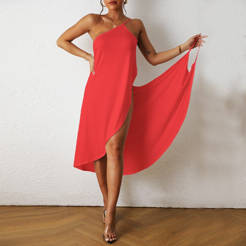 Sepino Rokken watermelon red / S Sofia | Slå-om-kjole til kvinder