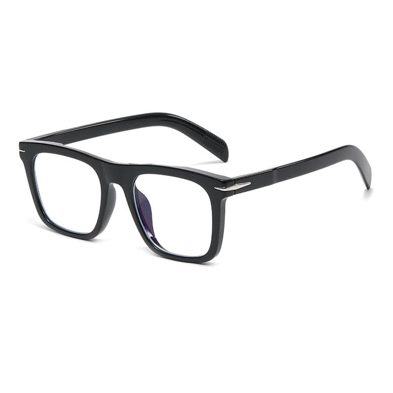 Sepino sort klar Trendy solbriller til mænd | 100% UV-beskyttelse