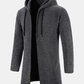 Sepino Sweaters Grå / S Scott l Stilfuld lang hættetrøje med tekstur
