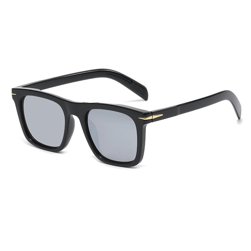 Sepino Zwart - Zilver Trendy solbriller til mænd | 100% UV-beskyttelse